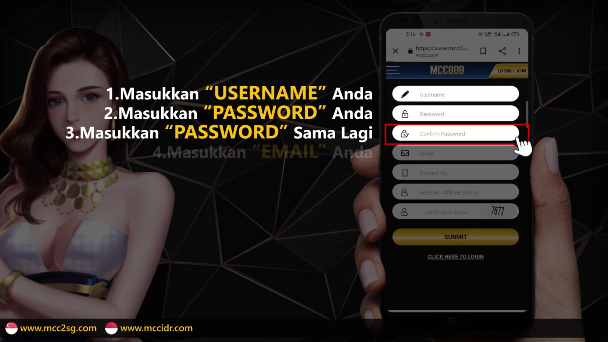 Cara Register Game ID